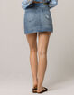 ALMOST FAMOUS High Rise Ripped Womens Denim Skirt image number 3