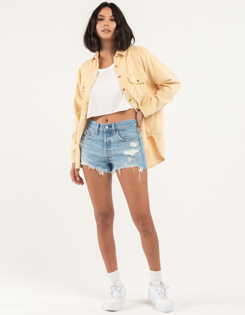 LEVI'S 501 High Rise Womens Denim Shorts - Oxnard Athens image number 8