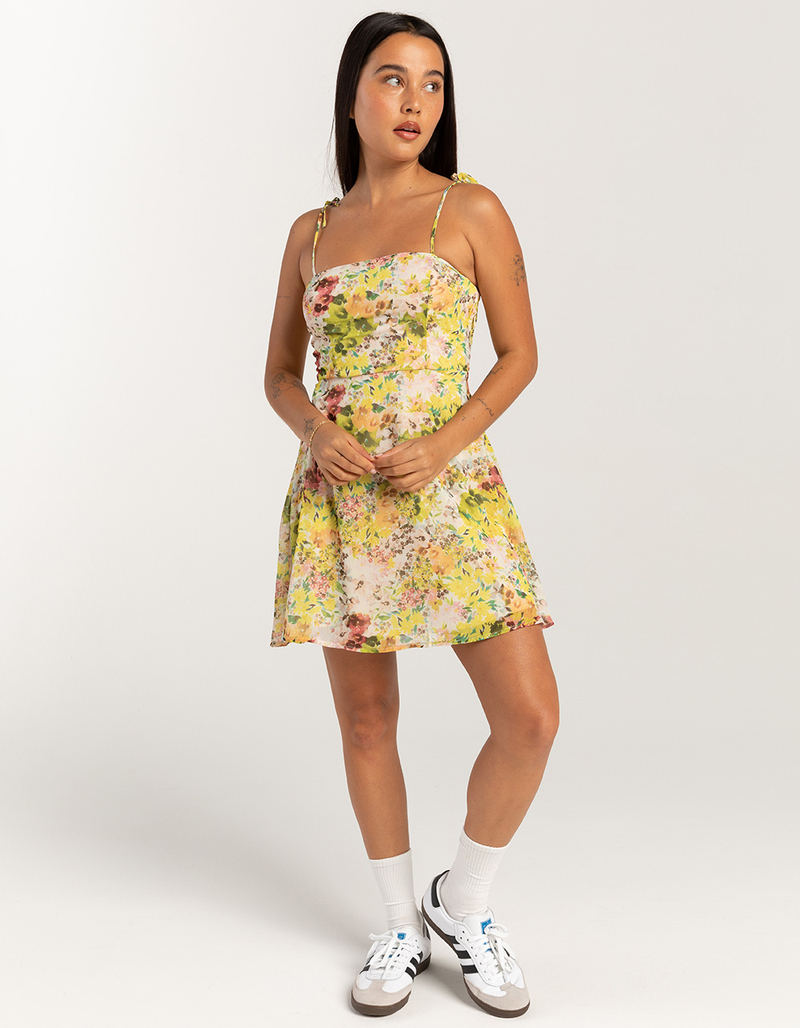 FULL TILT Chiffon Empire Womens Slip Dress image number 1