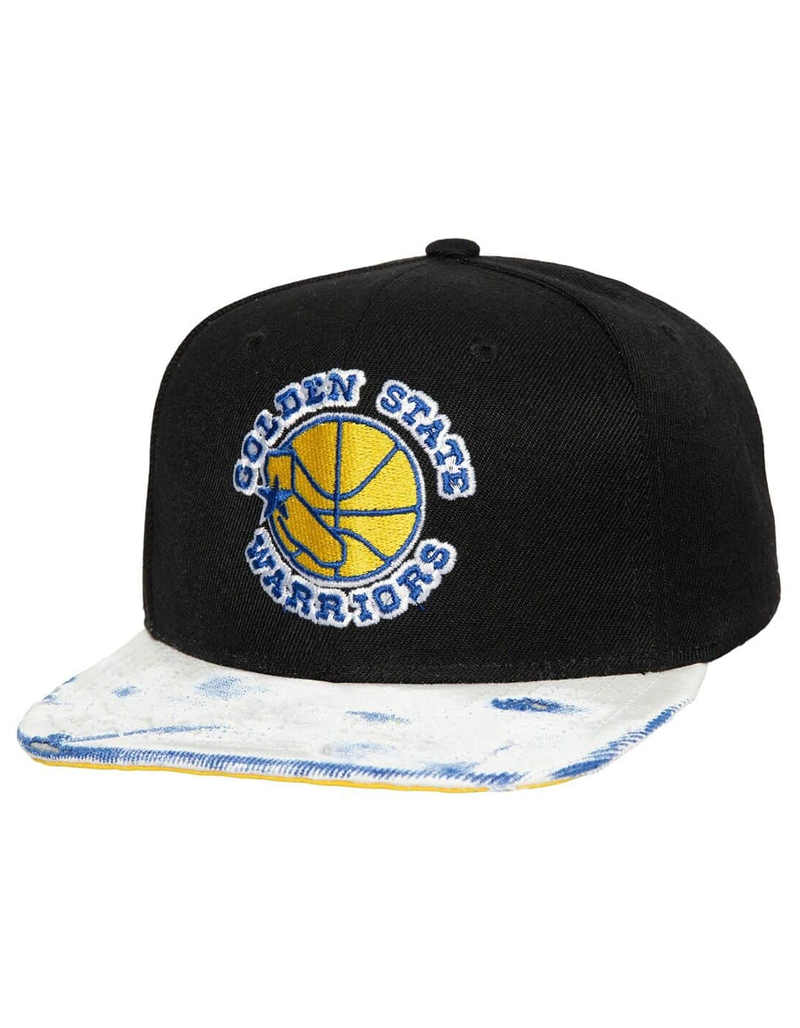 MITCHELL & NESS SSBSTS HWC Golden State Warriors Snapback Hat image number 3