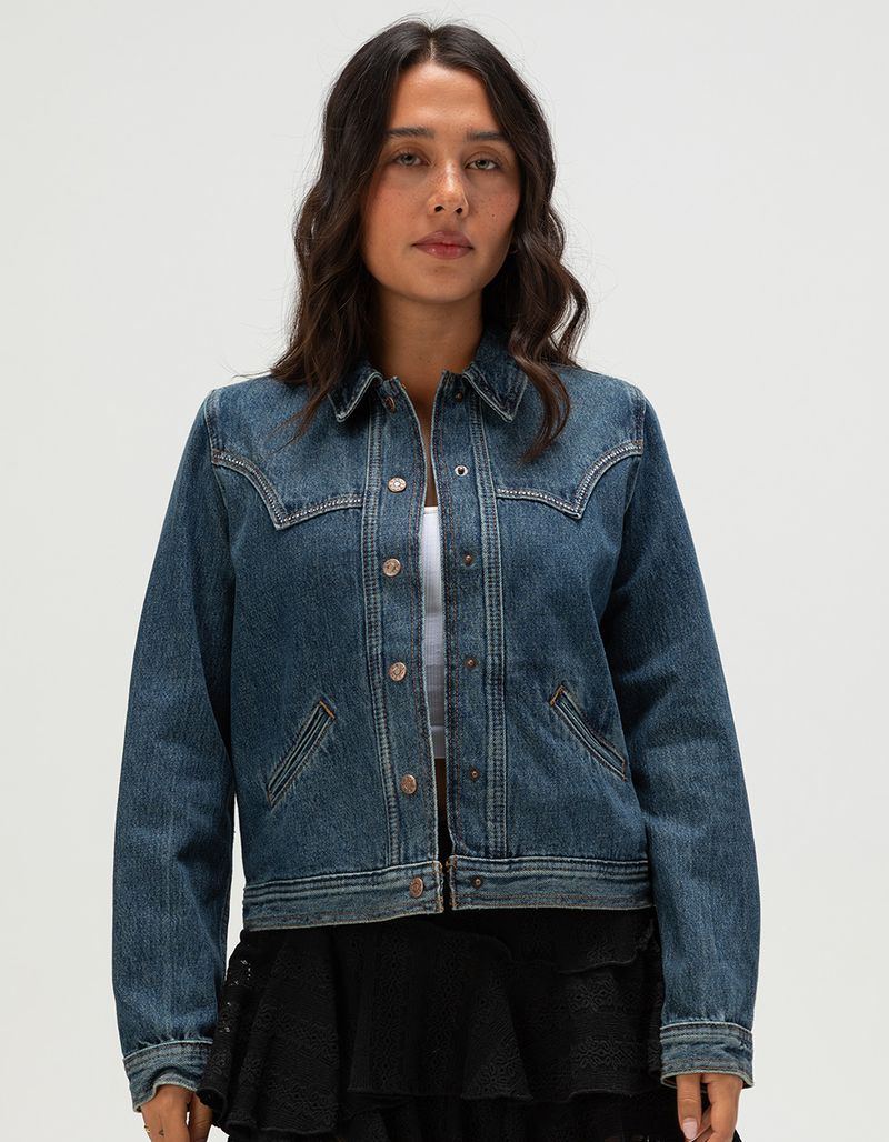LEVI'S Bling Womens Original Trucker Jacket - Show On The Road image number 0