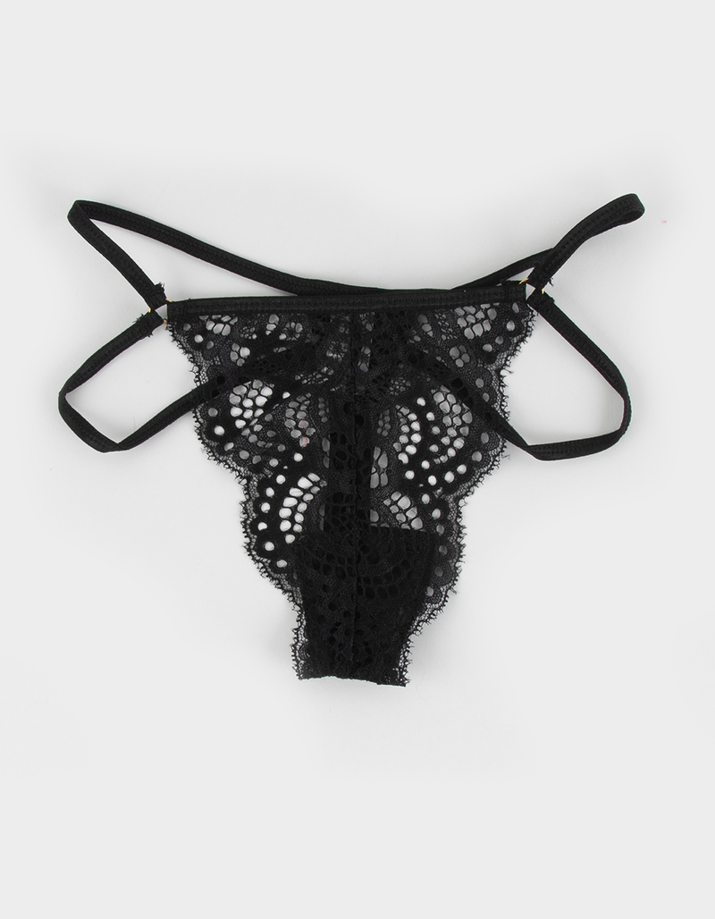 SPREE INTIMATES Strappy Lace Thong image number 0