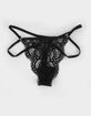 SPREE INTIMATES Strappy Lace Thong image number 1