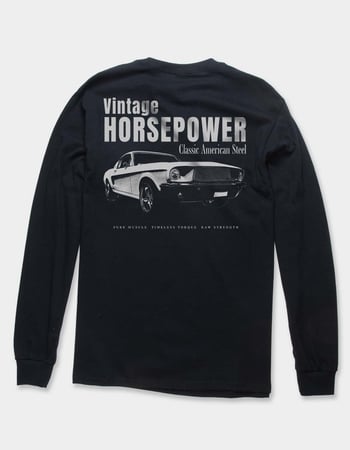 AUTO Vintage Horsepower Unisex Long Sleeve Tee Primary Image
