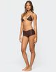 EDIKTED Pinstripe Triangle Bikini Top image number 5