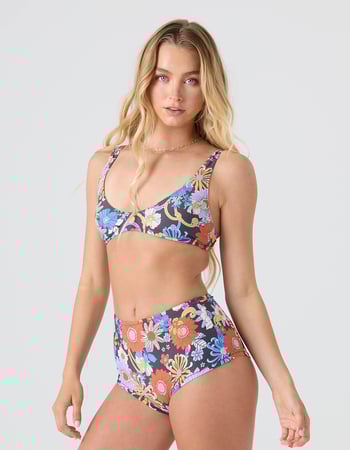 ROXY Soulflower Scoop Bralette Bikini Top Alternative Image