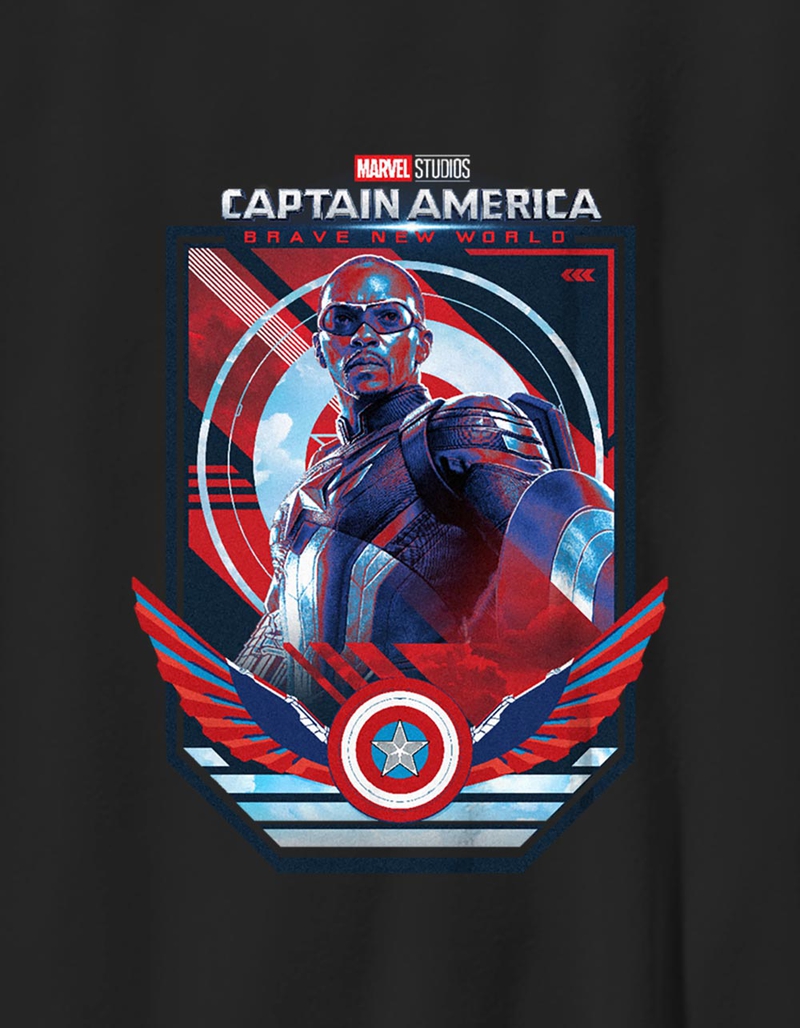CAPTAIN AMERICA Brave New World Red, White, And Blue Falcon Unisex Kids Tee image number 1
