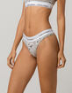 CALVIN KLEIN Gray Thong image number 3