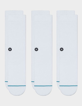 STANCE Icon 3 Pack Mens Crew Socks Primary Image