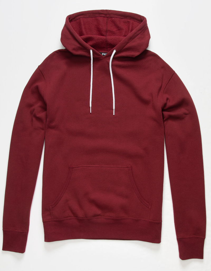RSQ Mens Burgundy Pullover Hoodie image number 1