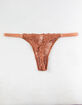 FULL TILT Lace String Rust Thong image number 2