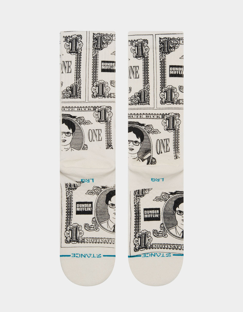 STANCE Shrute Bucks Mens Crew Socks image number 2