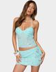 EDIKTED Nelley Backless Beaded Sequin Chiffon Top image number 1