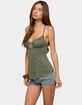 EDIKTED Kirstine Bead Patch Tank Top image number 2