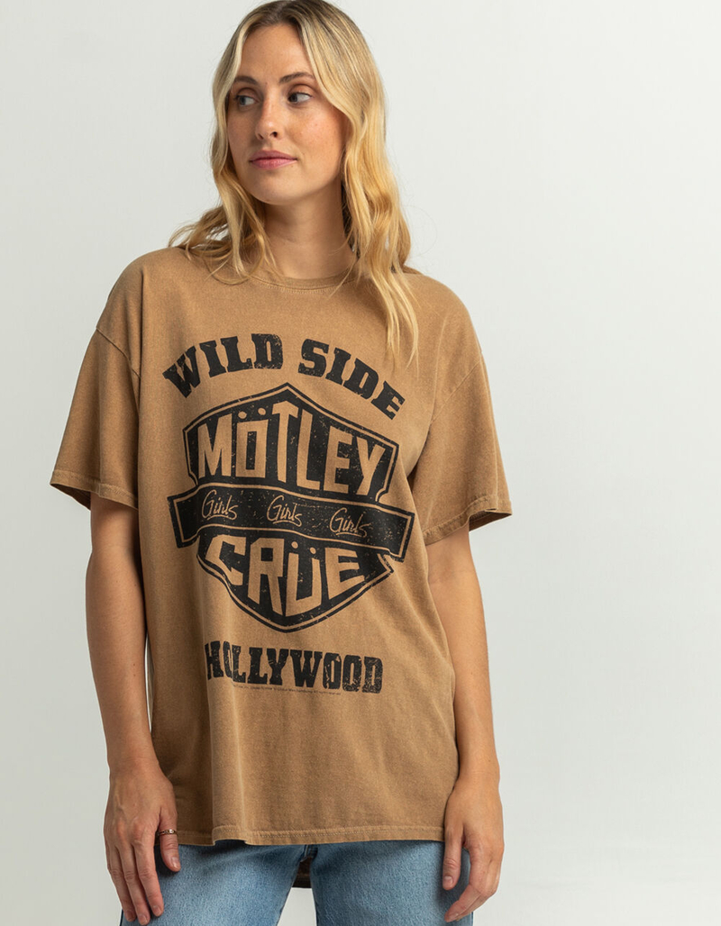 VINYL ICONS Motley Crue Hollywood Oversized Womens Tee image number 0