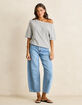 RHYTHM Sound Of Change Womens Off The Shoulder Tee image number 4