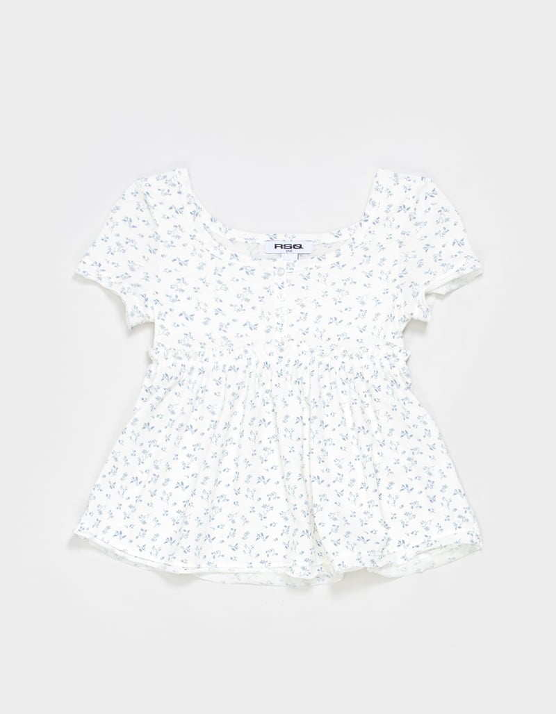 RSQ Girls Floral Babydoll Top image number 1