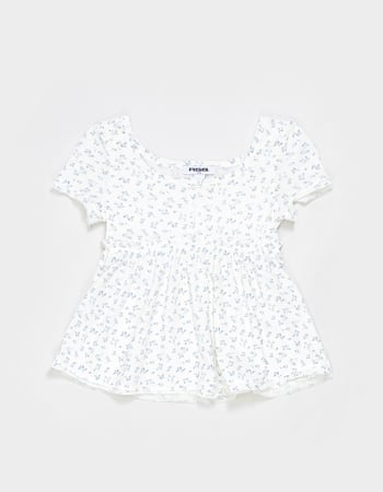 RSQ Girls Floral Babydoll Top Alternative Image