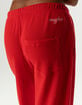 THE MAYFAIR GROUP Womens Waffle Knit Wide Leg Sweatpants image number 5