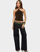 EDIKTED Katalya Glitter Halter Top image number 8