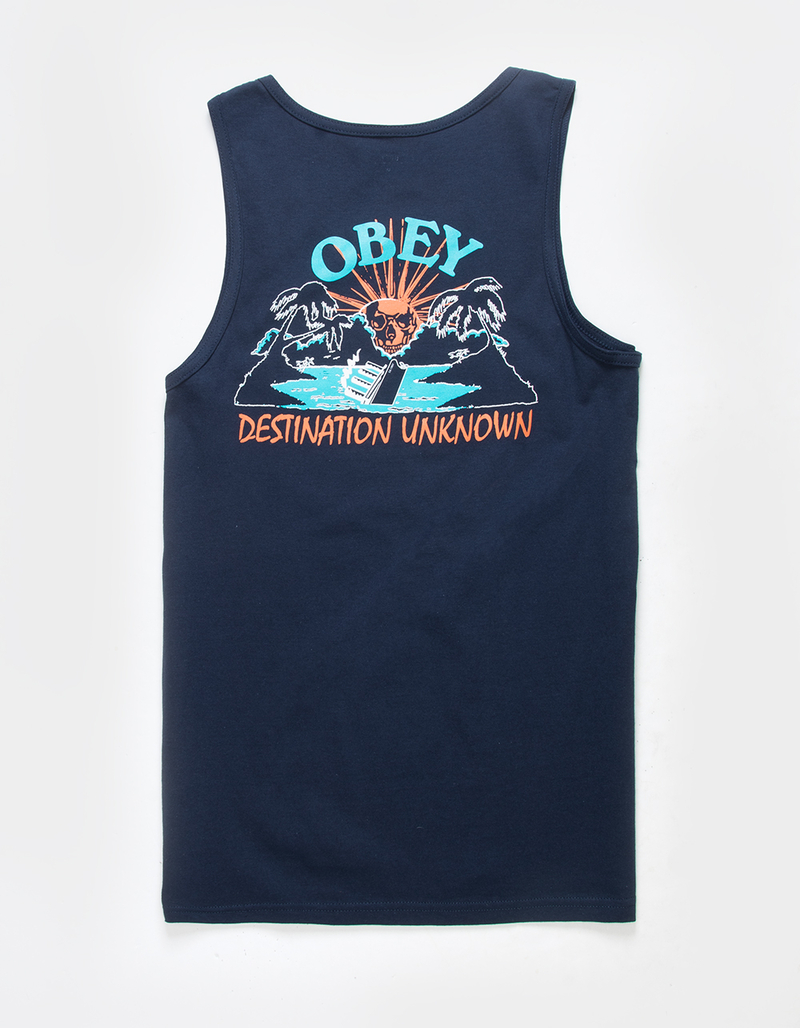OBEY Destination Unknown Mens Tank Top image number 0