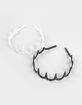 FULL TILT 2 Pack Wide Tooth Polka Dot Headbands image number 2