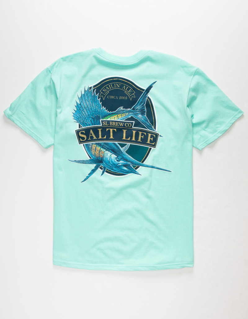 SALT LIFE Sailfish Brew Mens Pocket Tee image number 0