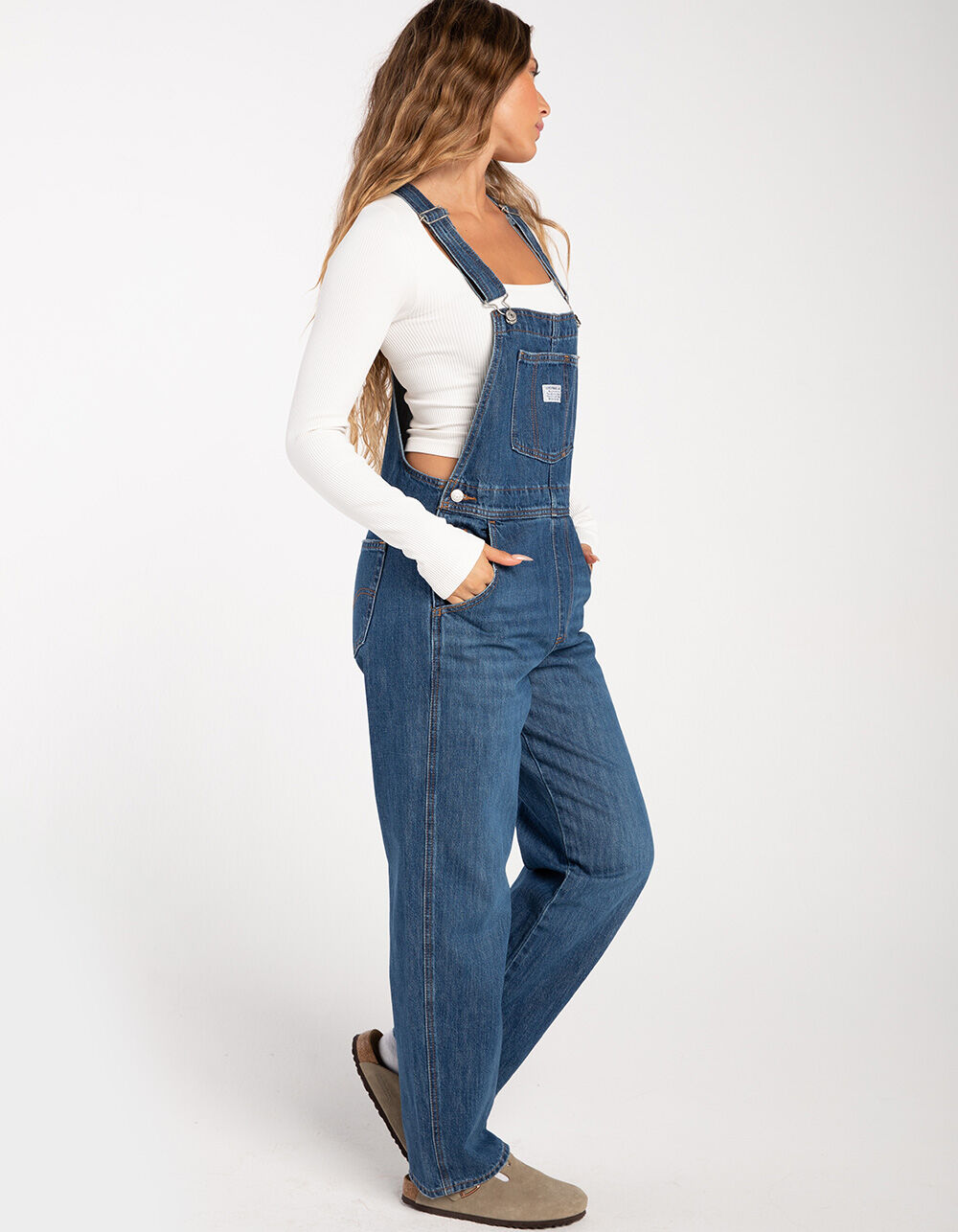 LEVI'S Vintage Womens Overalls - No Hippies - MEDIUM INDIGO | Tillys