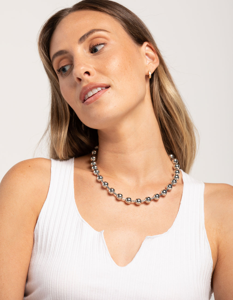 RSQ Ball Chain Necklace image number 2