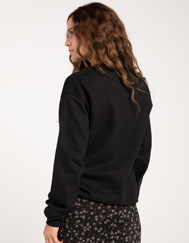 FULL TILT Spiderweb Womens Crewneck Sweatshirt image number 2