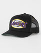 MITCHELL & NESS Los Angeles Lakers NBA Team Mens Trucker Hat image number 1