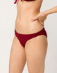 RIP CURL Premium Surf Hipster Dark Red Bikini Bottoms image number 2