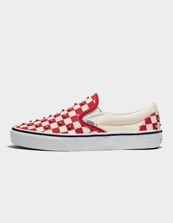 VANS Classic Slip-On Checkerboard Rhinestone Womens Shoes Primary Image