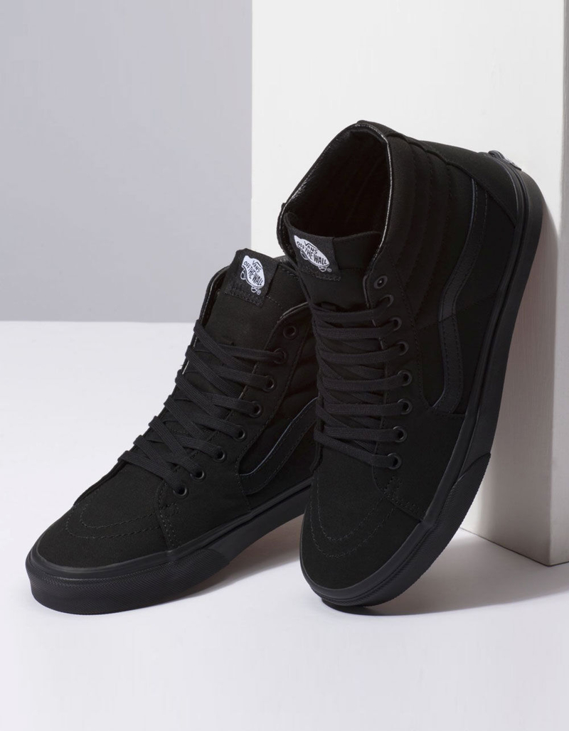 VANS Canvas Sk8-Hi Black Shoes image number 3