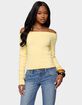EDIKTED Elona Off Shoulder Knit Top image number 1