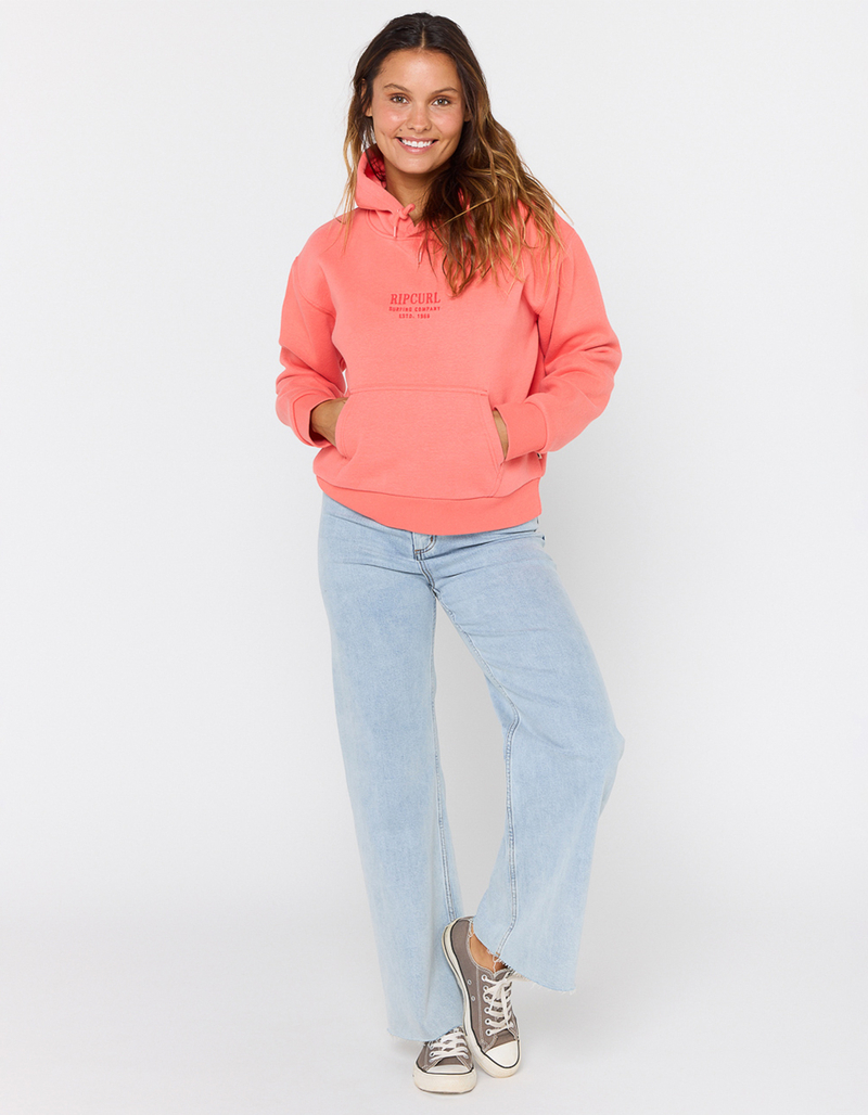 RIP CURL Surf Staple Relaxed Womens Hoodie image number 2