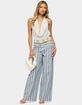 EDIKTED Chera Striped Wide Leg Pants image number 5