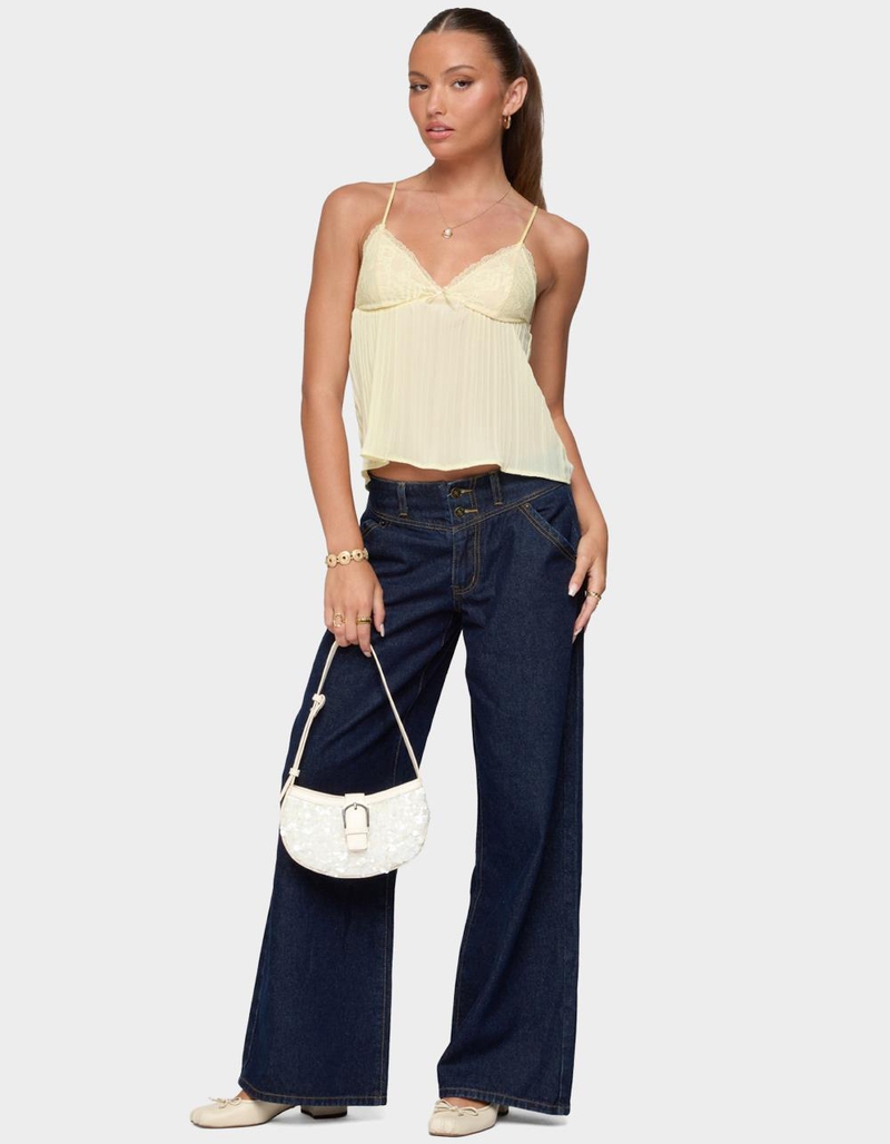 EDIKTED Meredith Low Rise Jeans image number 4