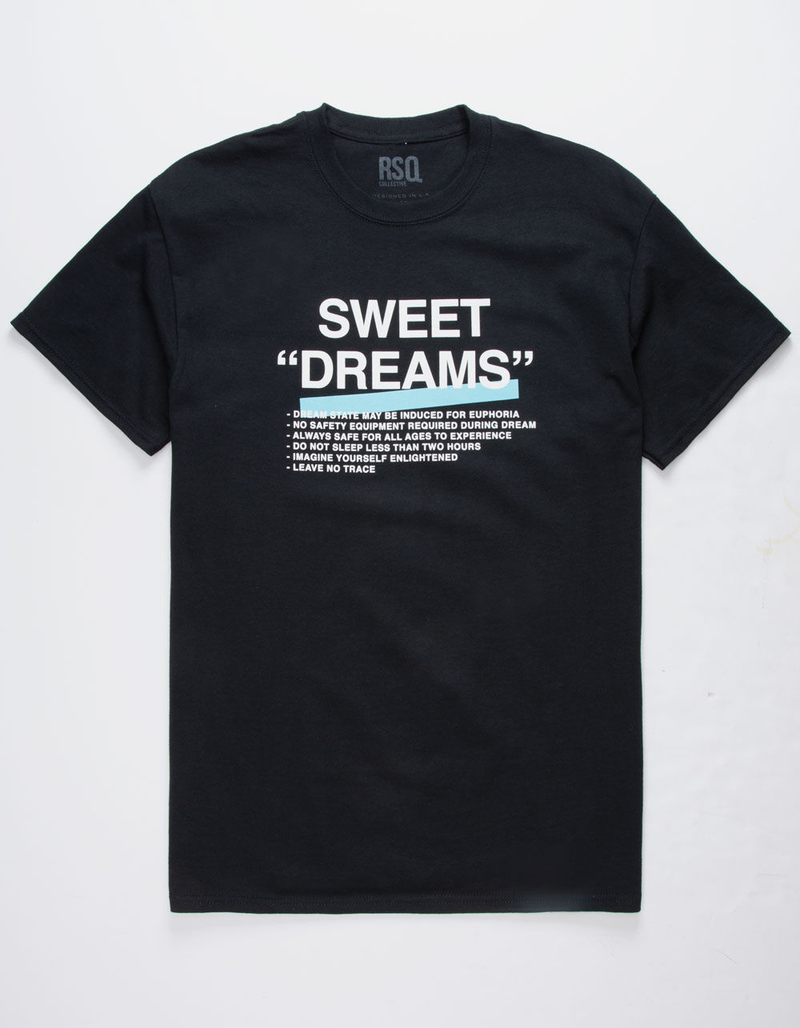 RSQ Sweet Dreams Black Mens T-Shirt image number 0