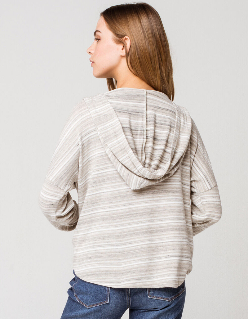 ROXY Sweet Thing Heather Stripes Womens Hooded Top image number 2