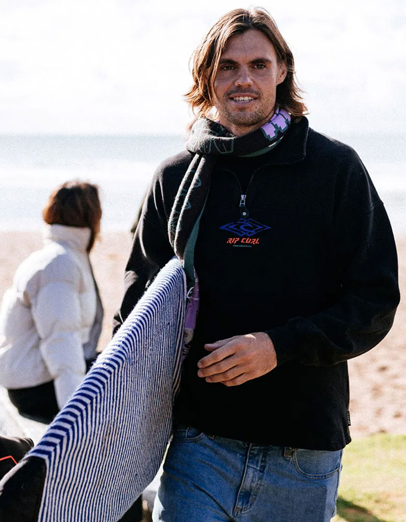 RIP CURL Quest Quarter Zip Mens Sweatshirt image number 6