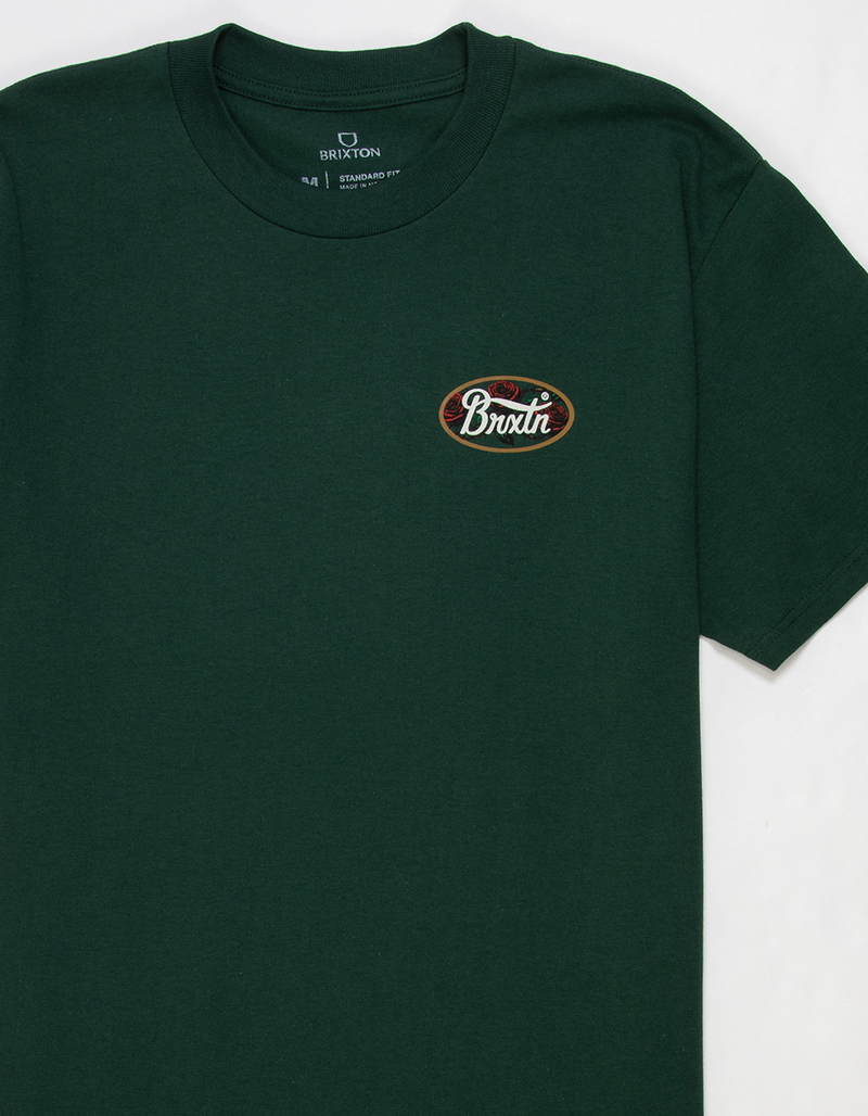 BRIXTON Parsons Rose Fill Mens Tee image number 2