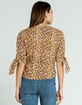 CHARLIE HOLIDAY Sofia Womens Wrap Top image number 3
