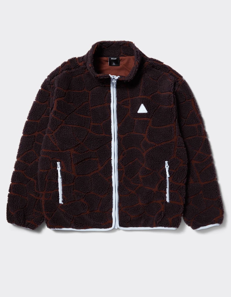 HUF Quake Mens High Pile Fleece Jacket image number 0
