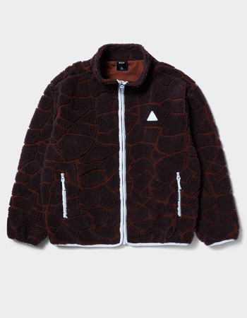 HUF Quake Mens High Pile Fleece Jacket Primary Image