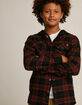 VANS Parkway Boys Plaid Hooded Flannel image number 4