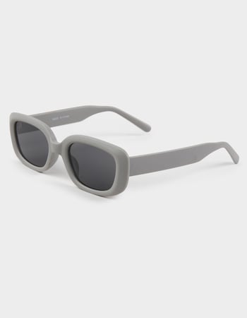 RSQ Matte Rectangle Sunglasses Primary Image