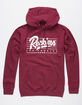 YOUNG & RECKLESS Speed Lines Mens Hoodie image number 1
