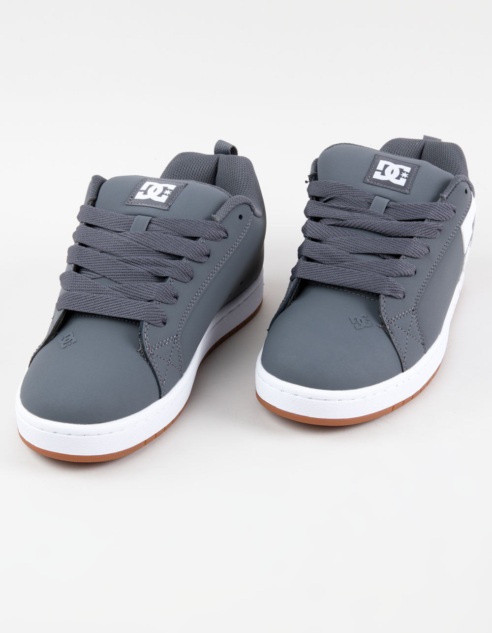 DC SHOES Court Graffik Mens Shoes - GRAY/WHITE | Tillys