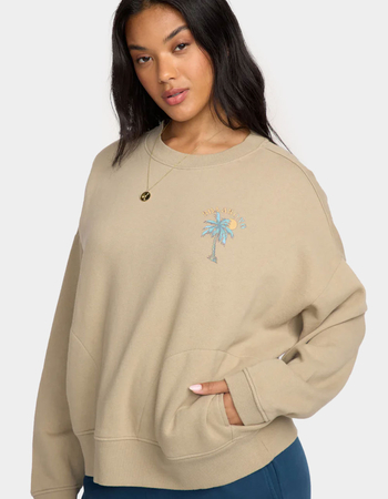 BILLABONG Palmin Camp Womens Crewneck Sweatshirt Alternative Image